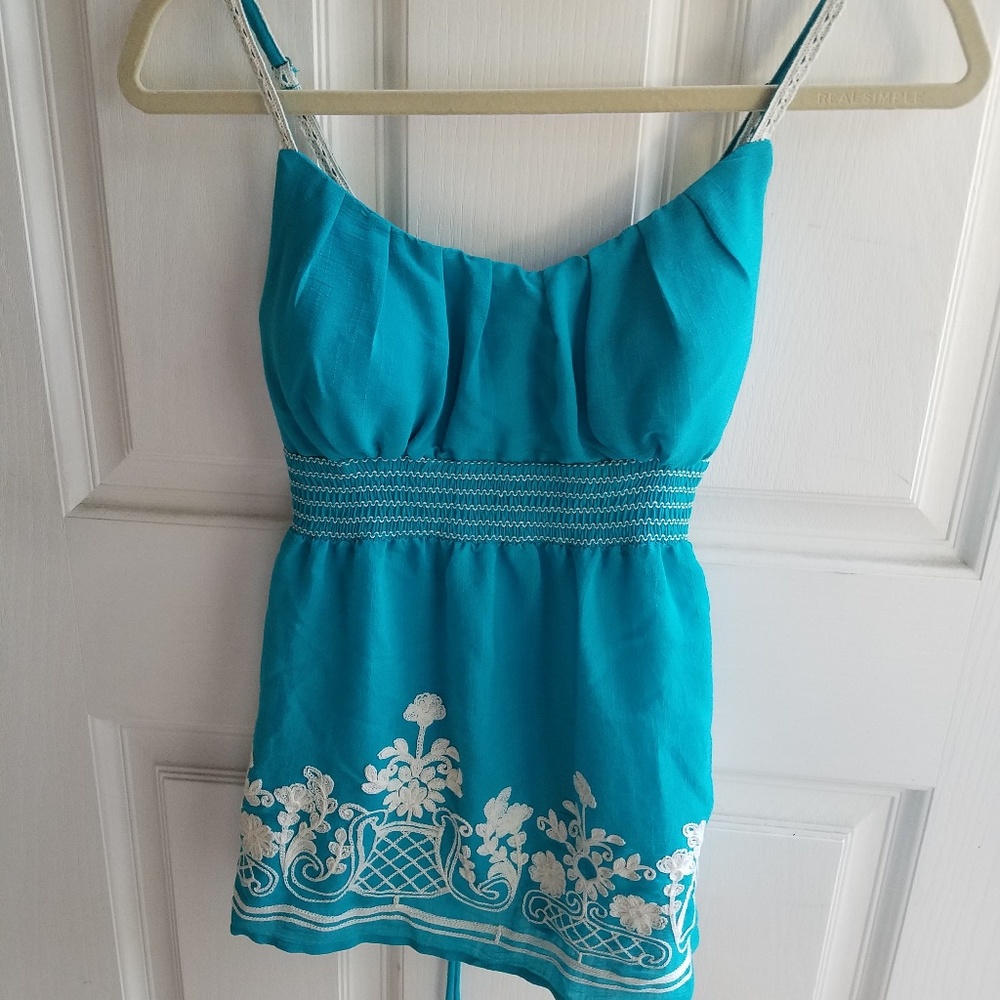 Embroidered top